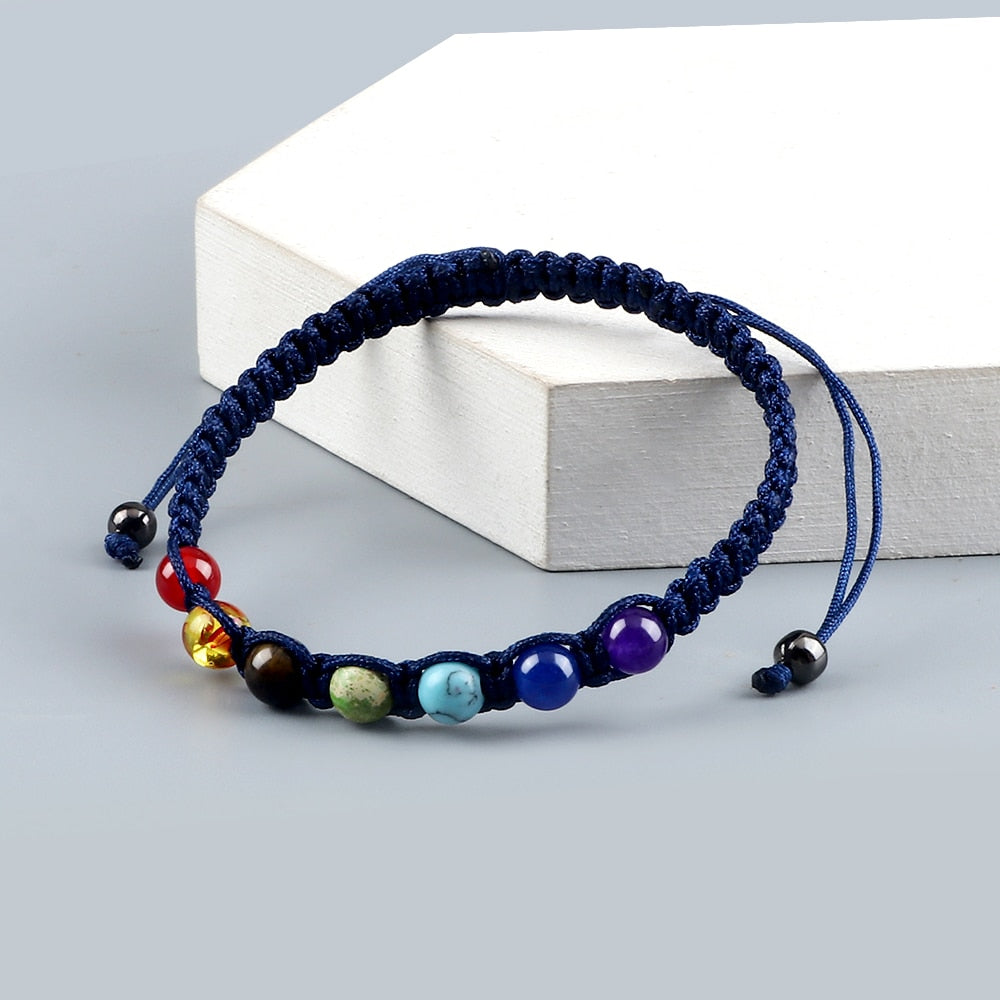 Handmade Beads Bracelet 6mm Natural Stone String