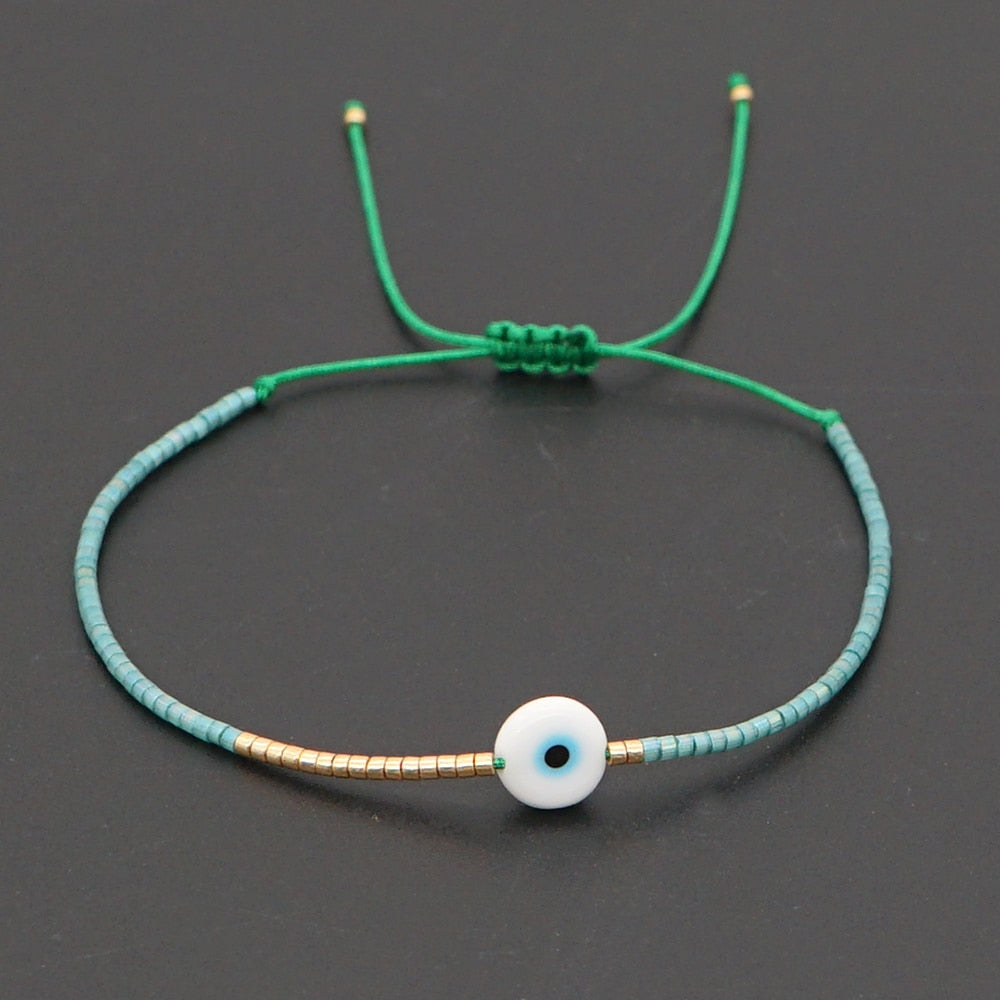 Greek Eye Braclet Turkish Evil Eye Bracelet Tiny String