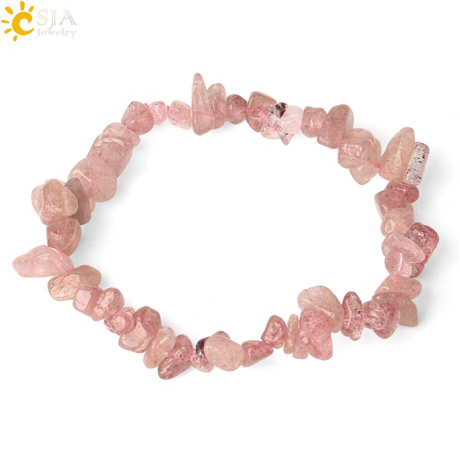 Irregular Chips Natural Stone Bracelet Asymmetry