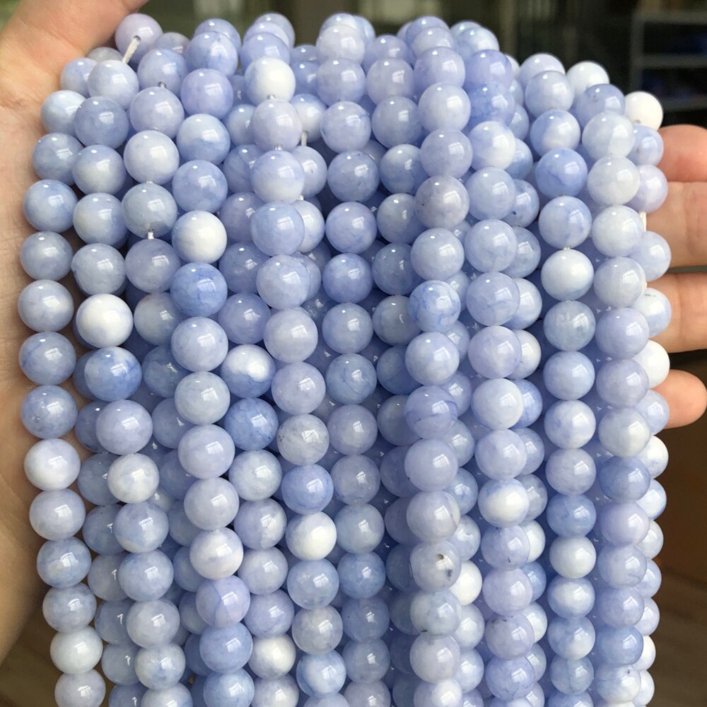 Blue Style Natural Stone Turquoises Agates Jades Lapis
