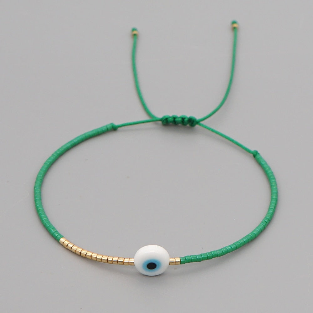 Greek Eye Braclet Turkish Evil Eye Bracelet Tiny String