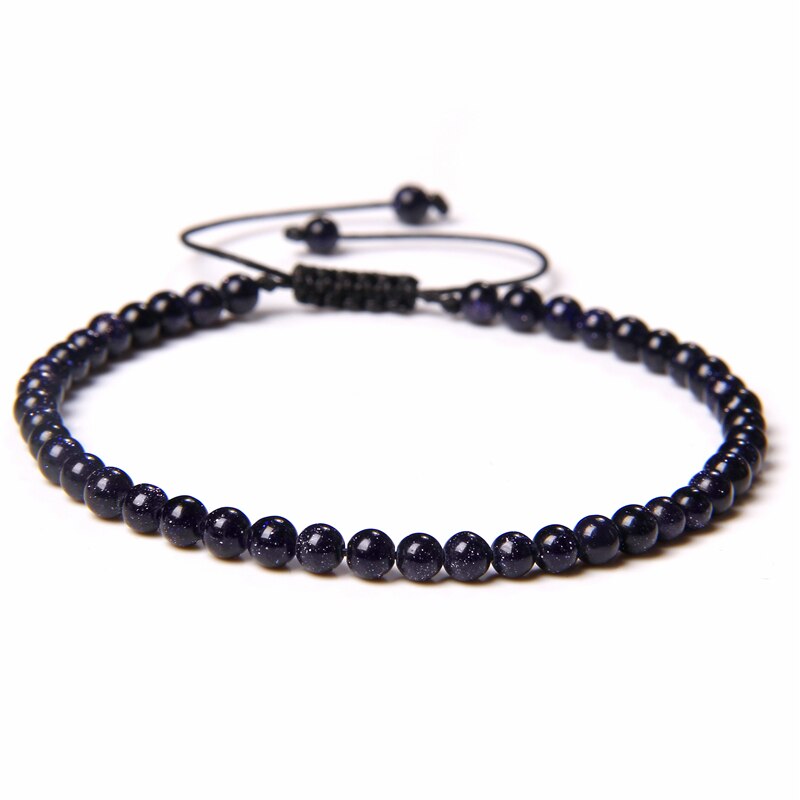 Vintage Natural Stone Bracelet Men Chakras Beads