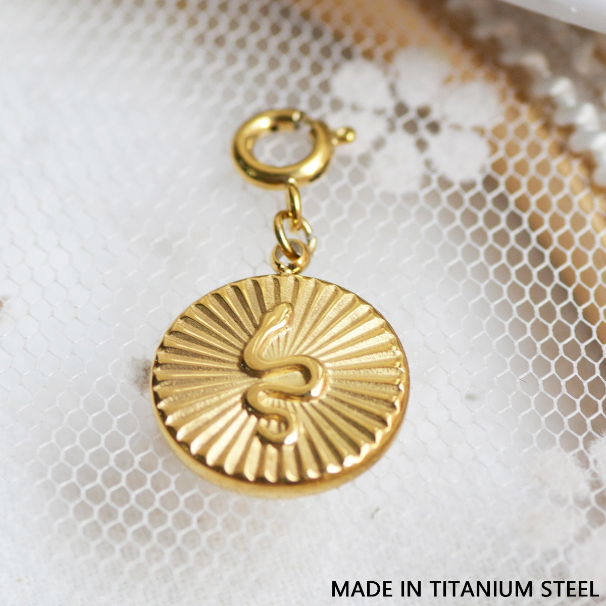 Star & Eye Natural Stone Charm Necklaces