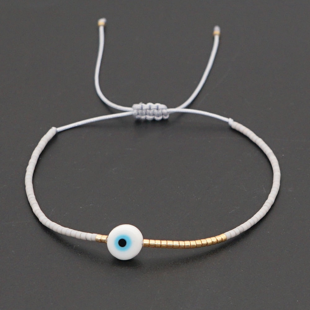 Greek Eye Braclet Turkish Evil Eye Bracelet Tiny String
