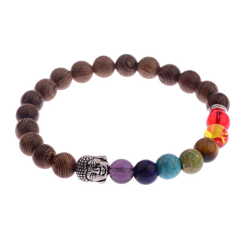 Wood Beads Bracelets Men Ethic Meditation