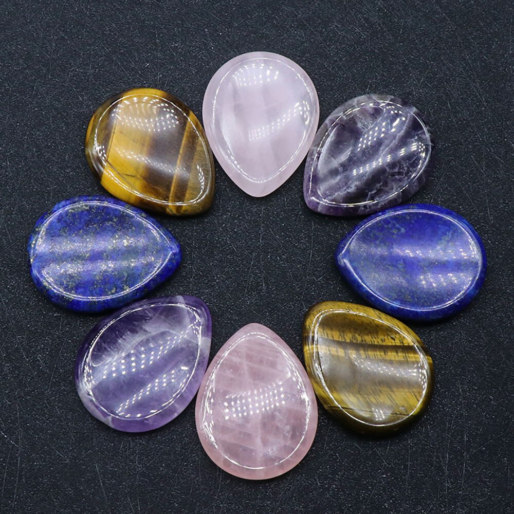 Tiger Eye Thumb Worry Stone Natural Chakra