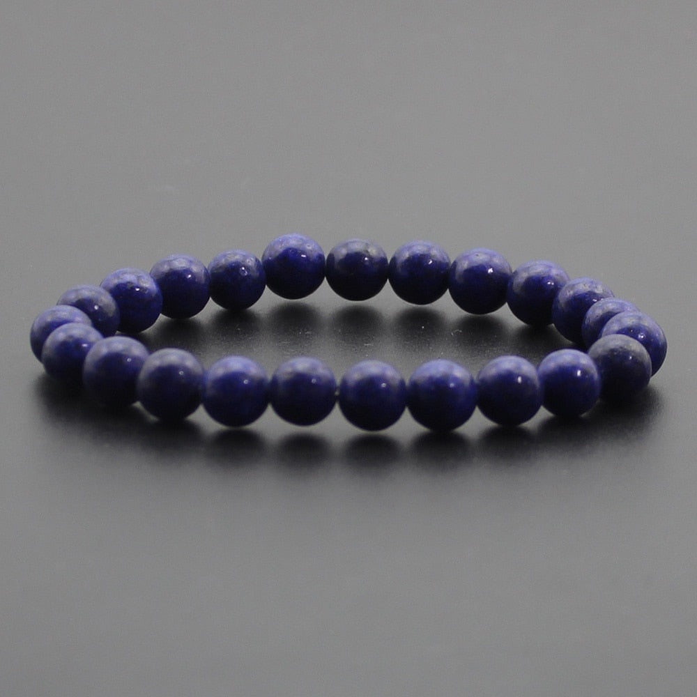 Chakra Quartz Crystal Agate Bracelet Men Natural Stone