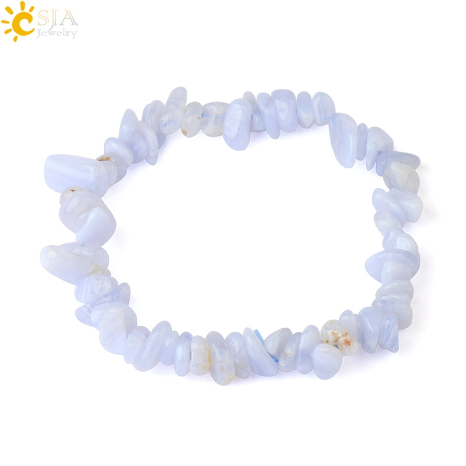 Irregular Chips Natural Stone Bracelet Asymmetry