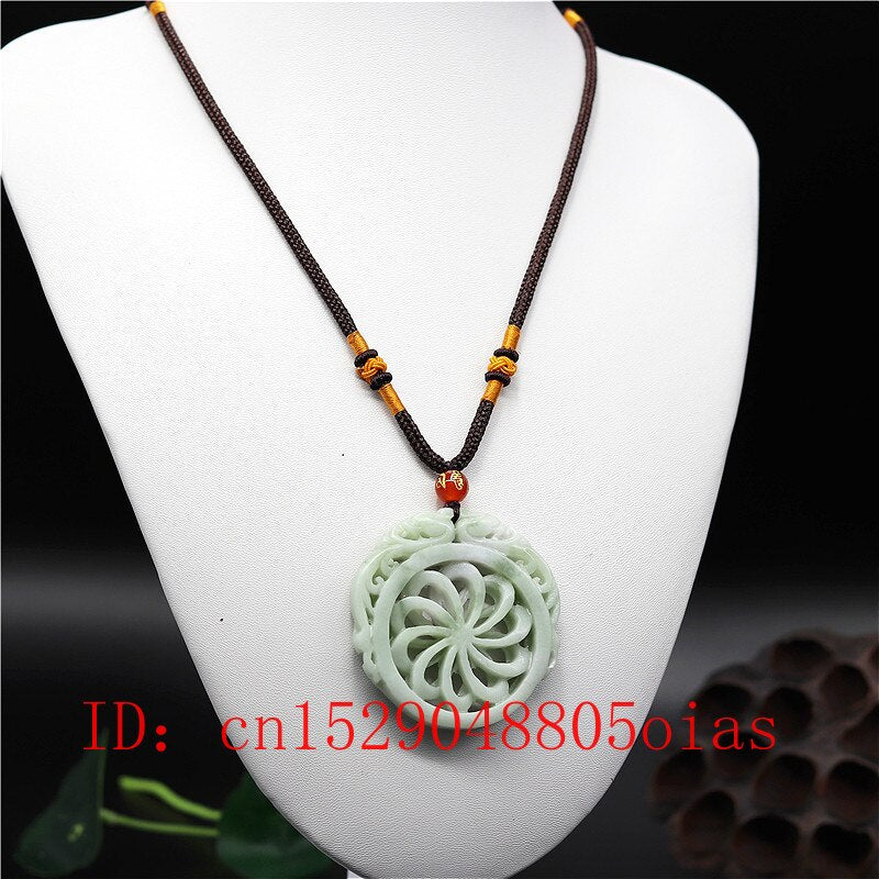 Natural White Green Chinese Jade Dragon Pendant