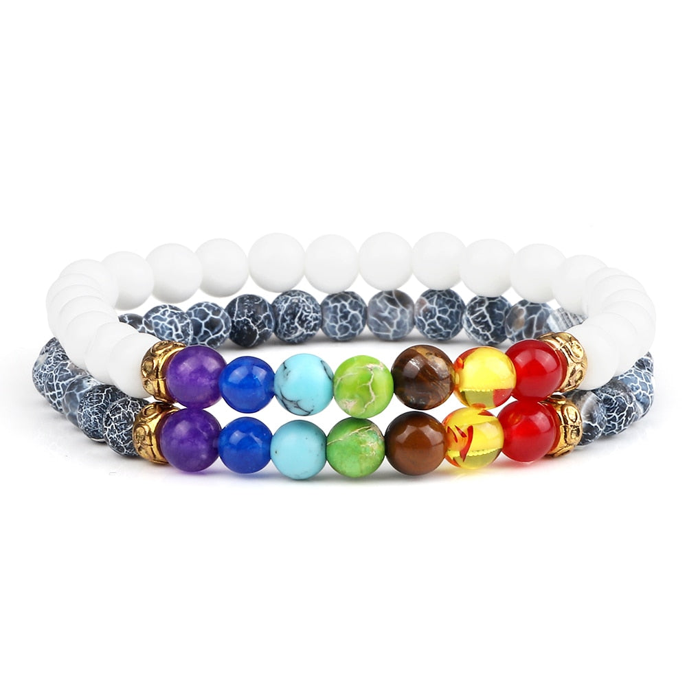 Balance Buddha Reiki Prayer Tiger Eyes Black Beads