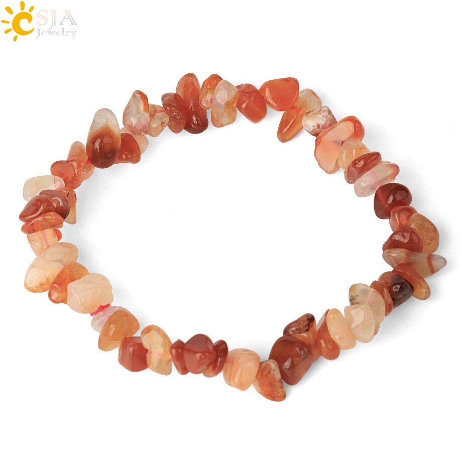 Irregular Chips Natural Stone Bracelet Asymmetry