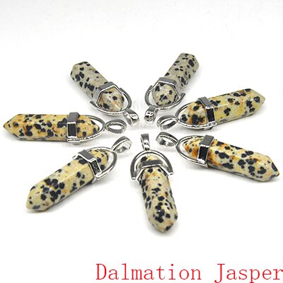 Natural Stone Hexagonal Quartz Pendulum Column Crystal