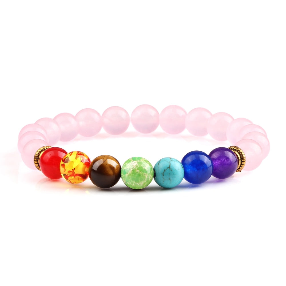 Chakra Beads Bracelet Fashion Charm Natural Stone