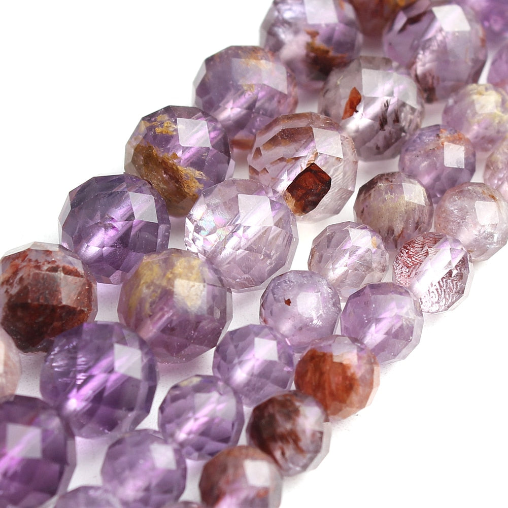 Natural Faceted Gem Canadian Jades Beads Round