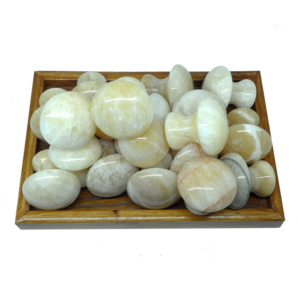 Rose Quartz Mushroom Foot Massage Stone Crystal