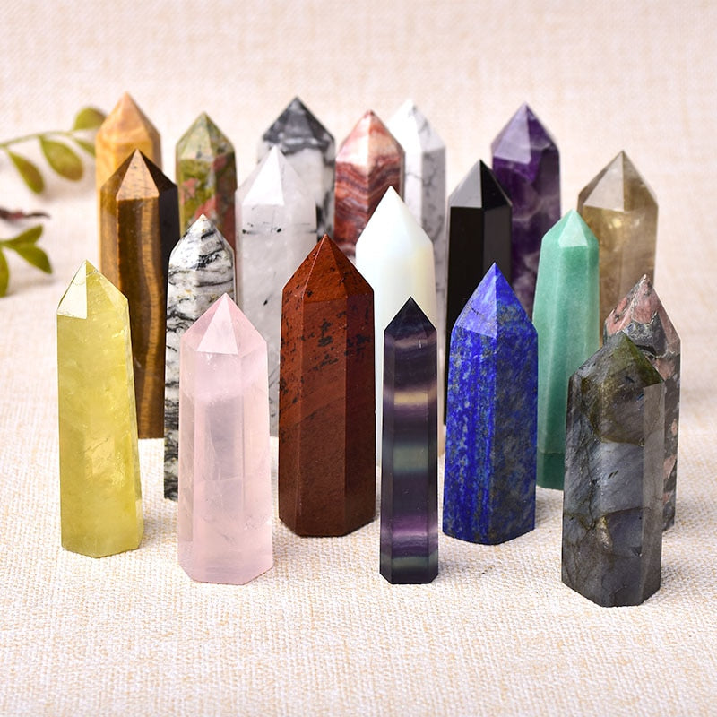 Natural Stones Crystal Point Random Collocation