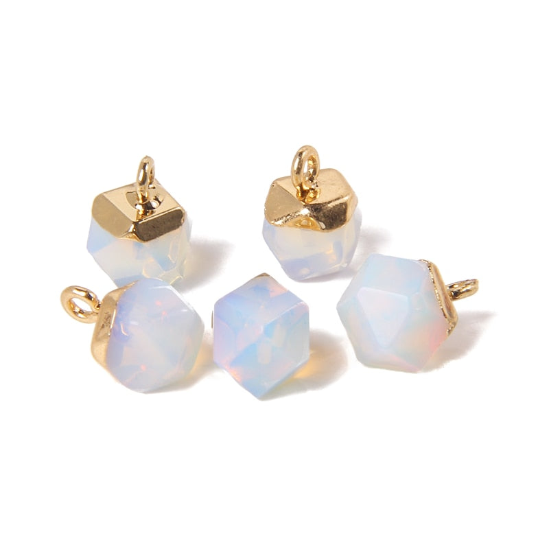 Stone Crystal Pendant For Earrings Necklace Charm