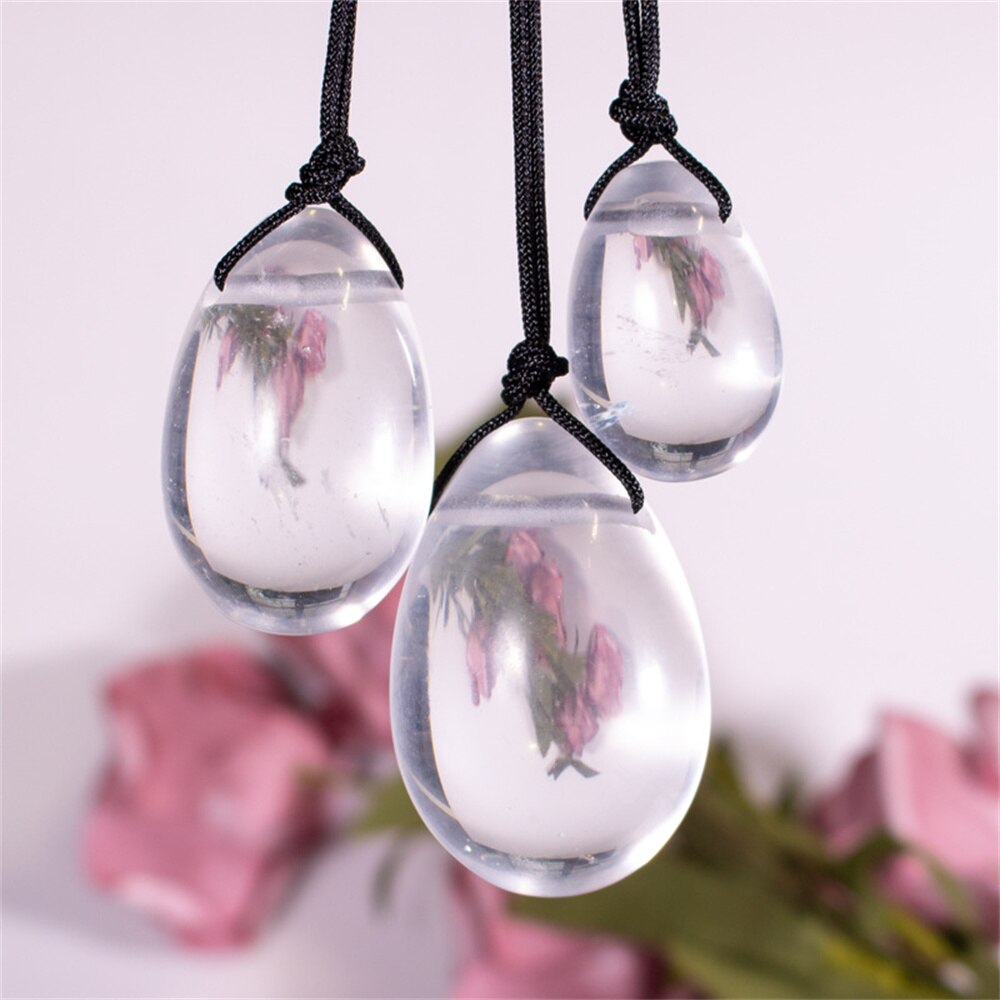 Natural Pink Rose Quartz Yoni Jade Eggs Healing Crystal