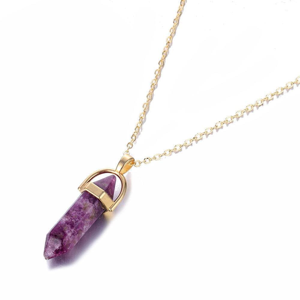 FNIO Crystal Pendant Necklace For Women
