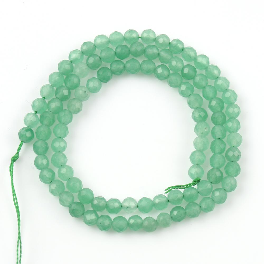 Natural Stone Green Aventurine Jades Faceted Mineral