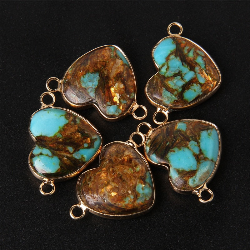 New Arrival Natural Stone Crystal Pendant Charm