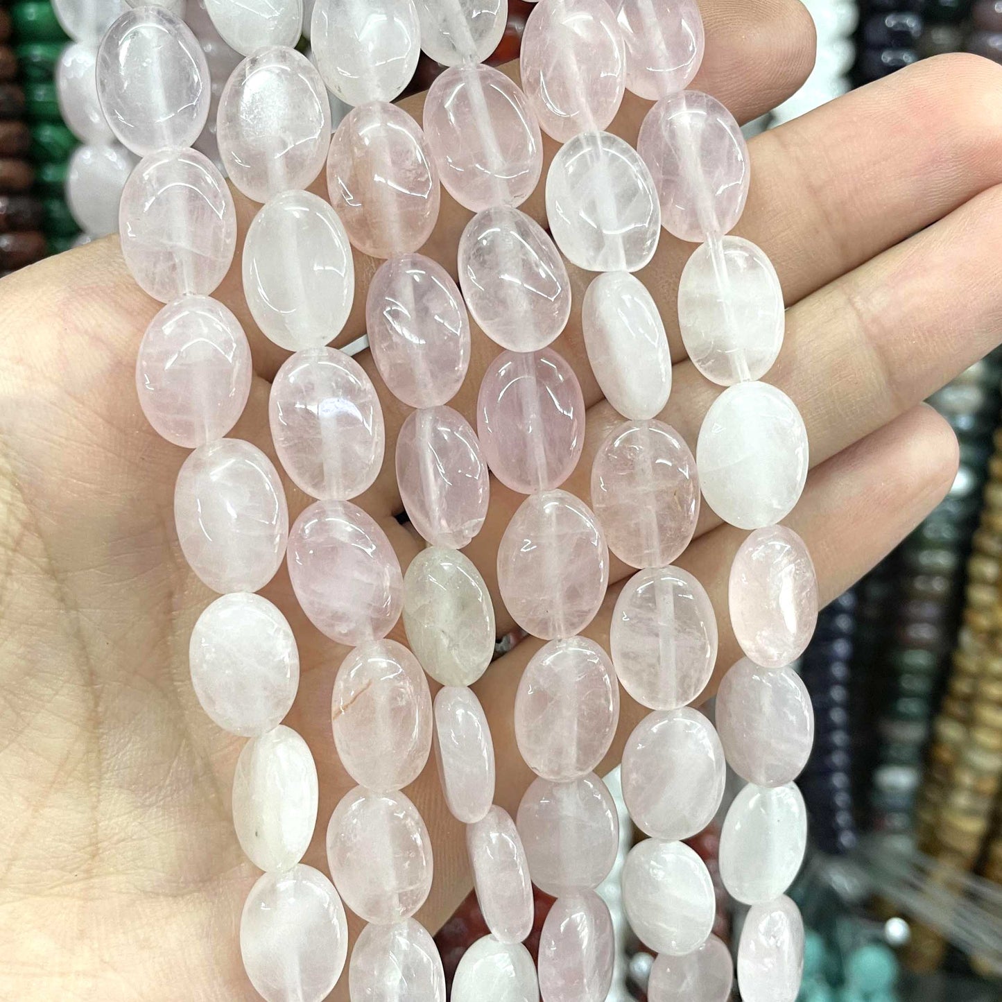 Agates Jades Crystal Loose Spacer Beads