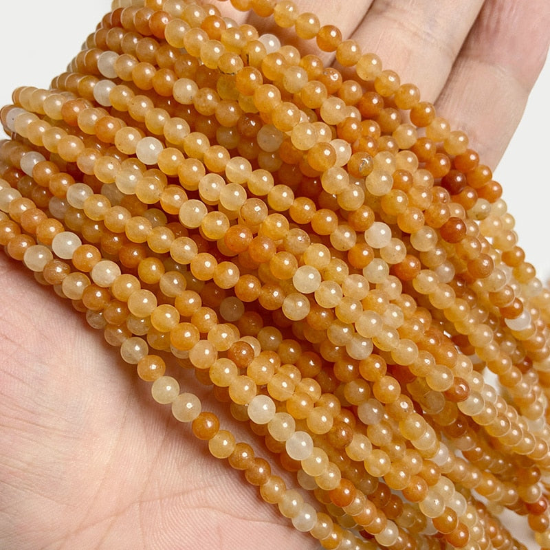 Natural Jades Agates Stone Beads Loose Isolation
