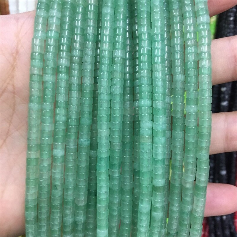 Green Imperial Jasper Turquoise Disc Round Heishi Beads
