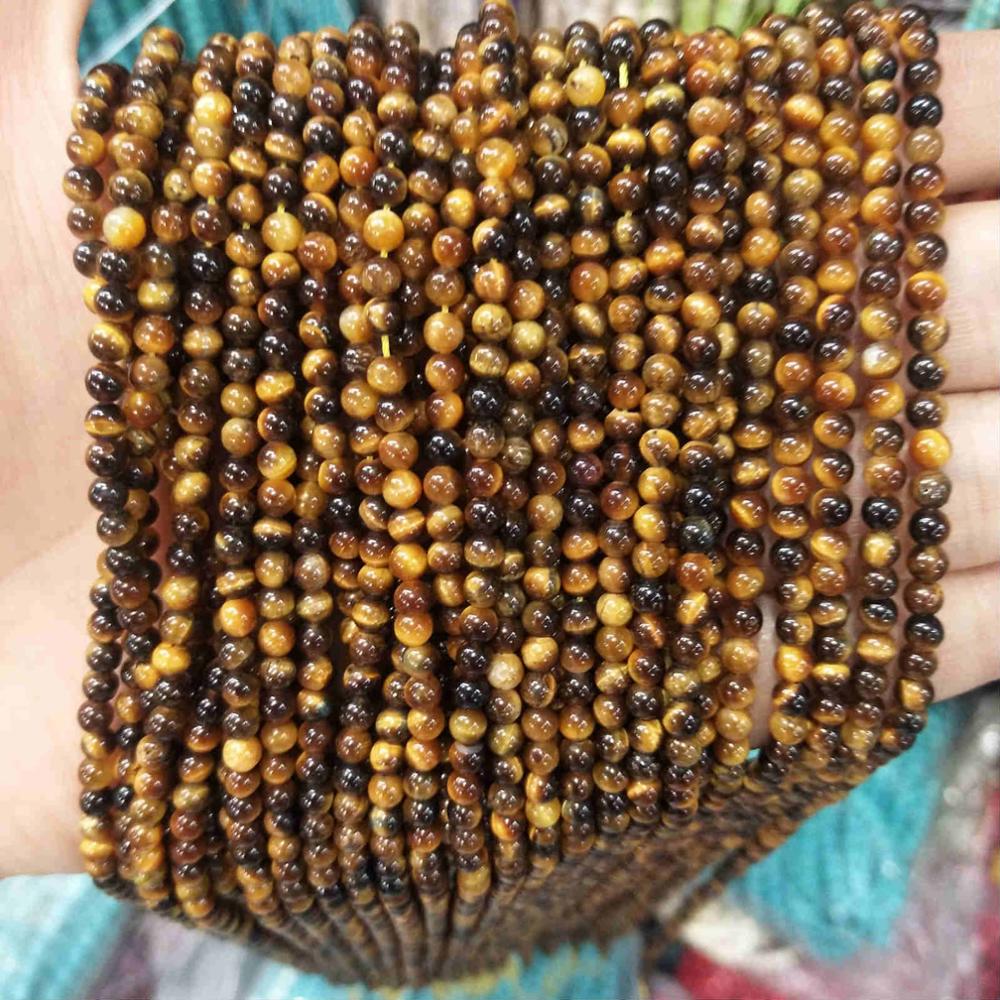 Natural Stone 2MM 3MM Round Beads Tourmaline
