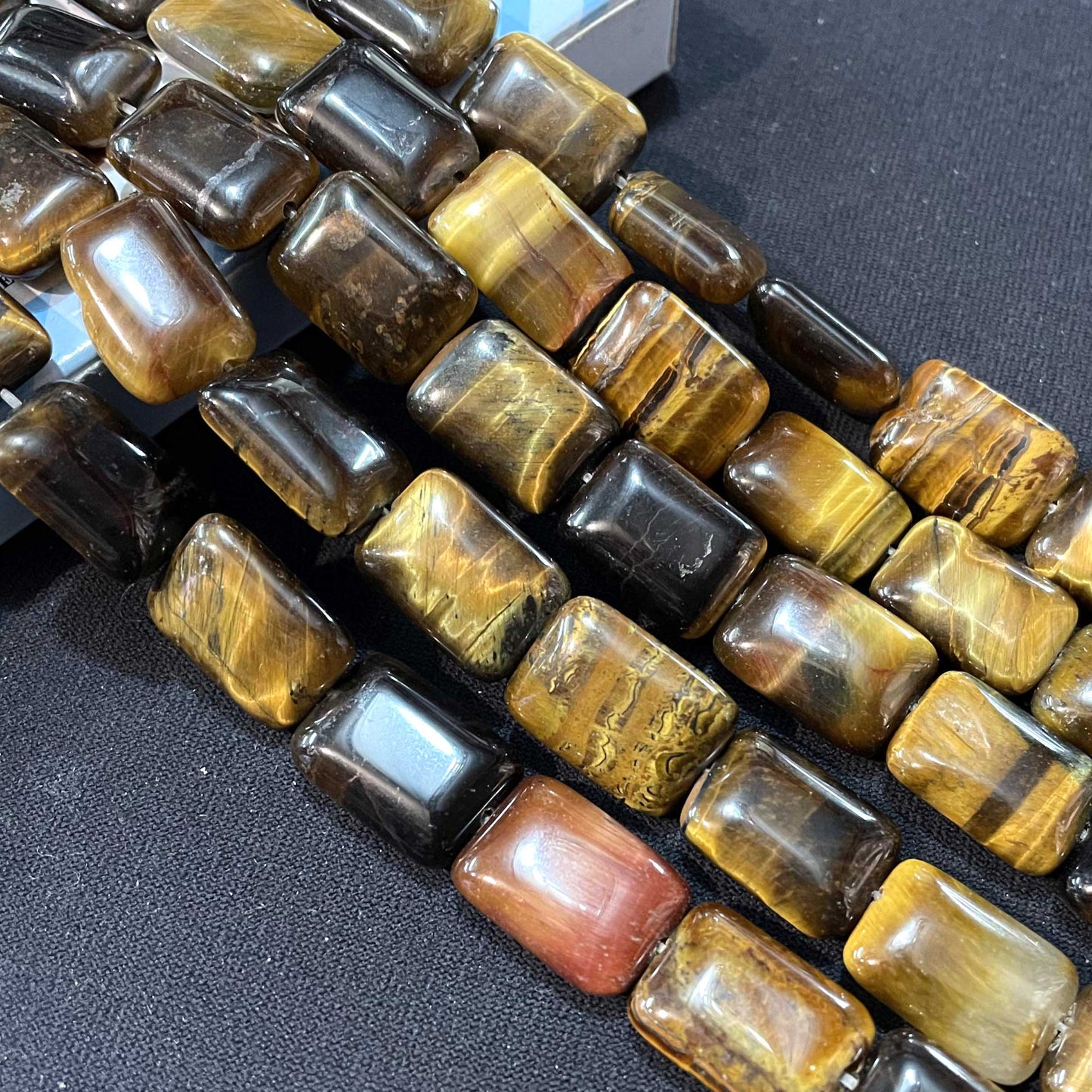 Rectangular Natural Stone Agates Turquoises