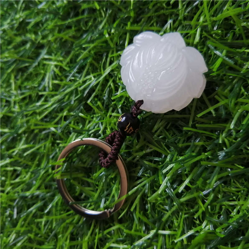 Beautiful Genuine Handmade Natural White Jade