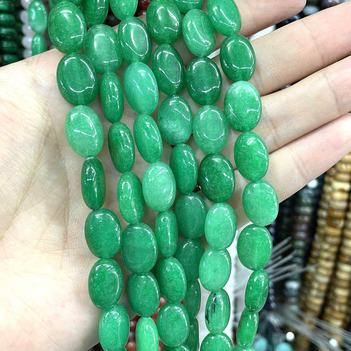 Agates Jades Crystal Loose Spacer Beads
