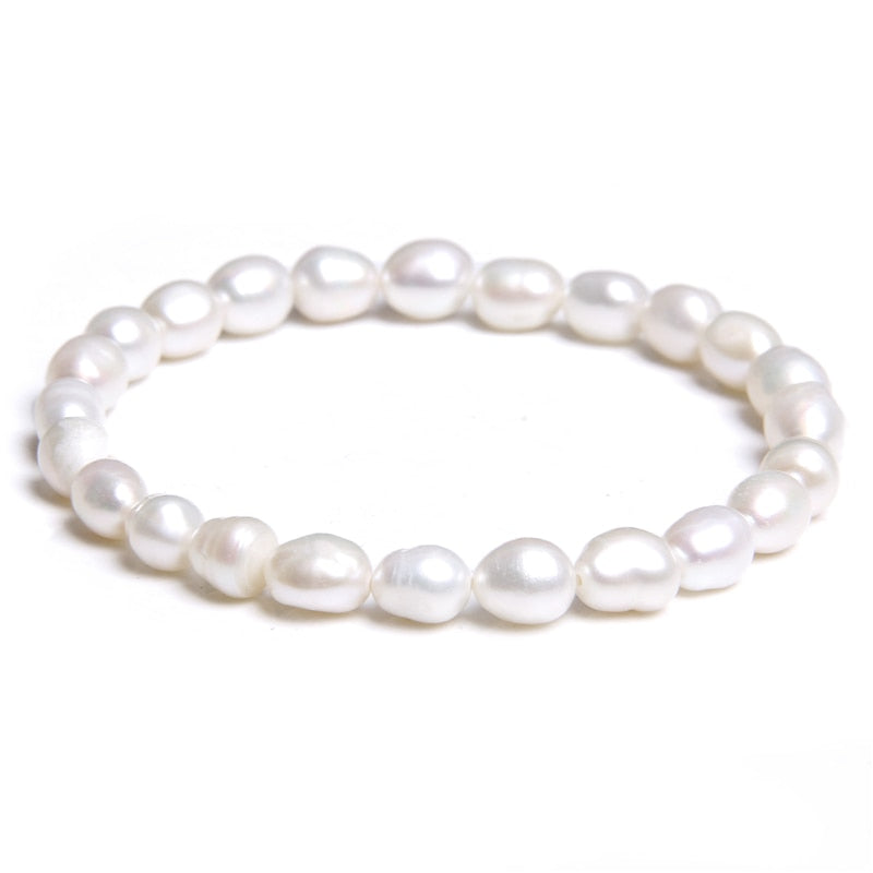 Natural Freshwater Pearl Bracelets For Charm Elegant