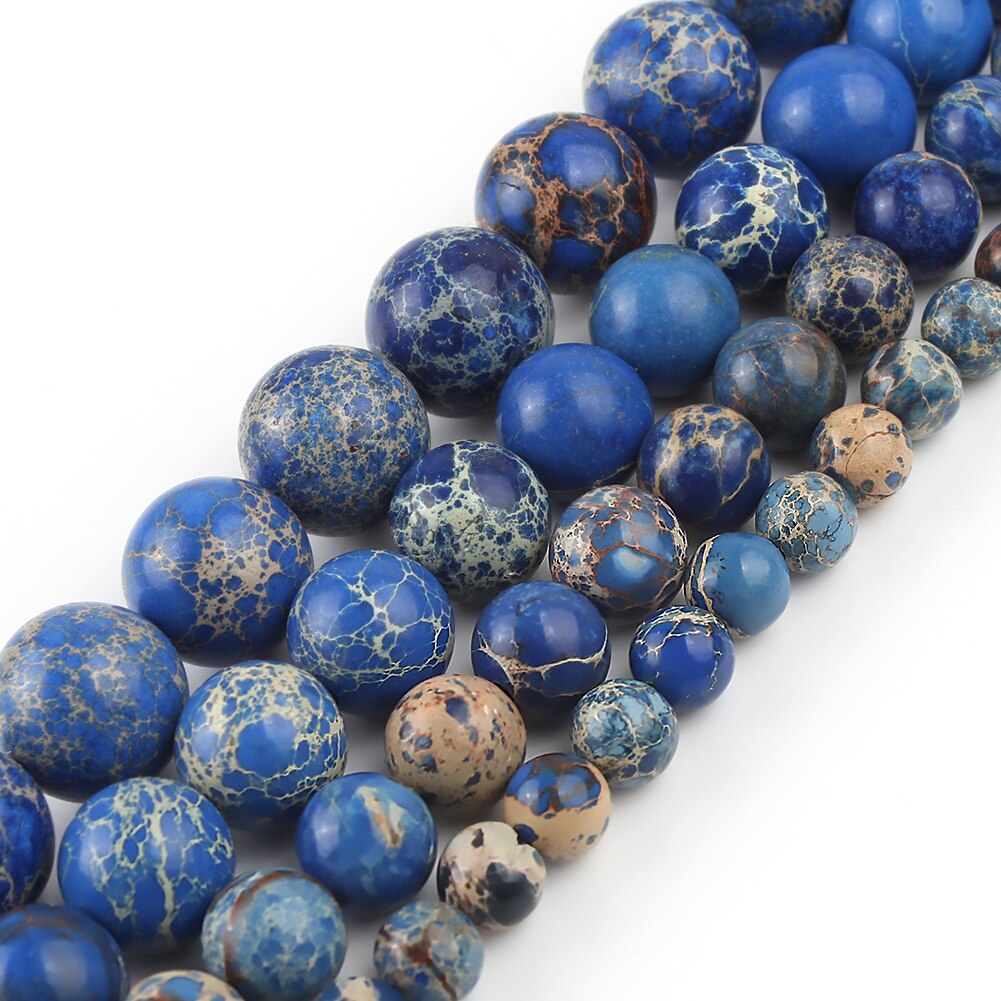 Blue Style Natural Stone Turquoises Agates Jades Lapis