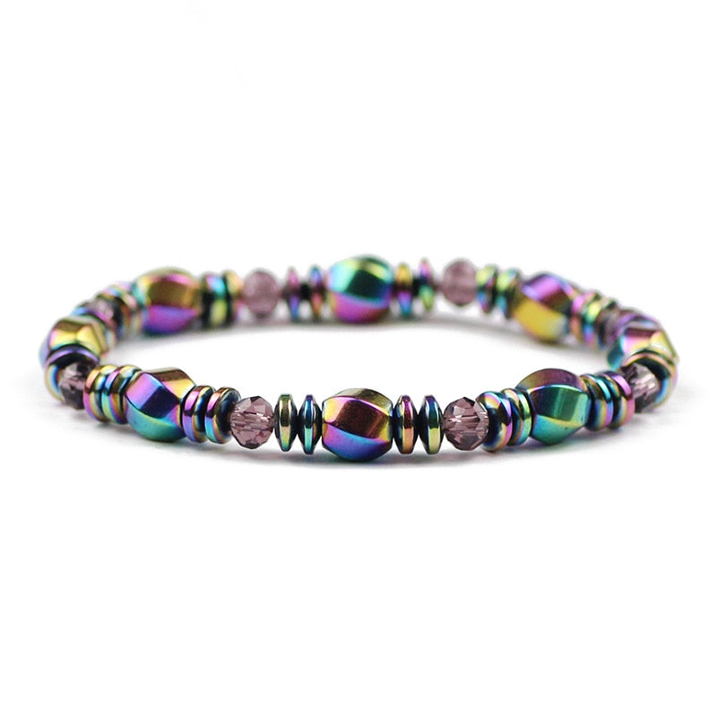 Tiger's Eye Hematite Charm Bracelets Men