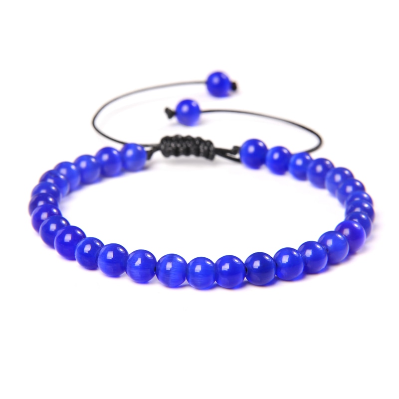 Natural Stone Amethysts 6MM Bead Bracelets