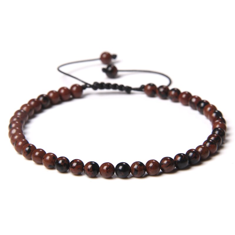 Vintage Natural Stone Bracelet Men Chakras Beads