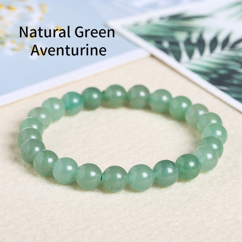 JD Yellow/Pink/Red Green Aventurine Women Bracelets