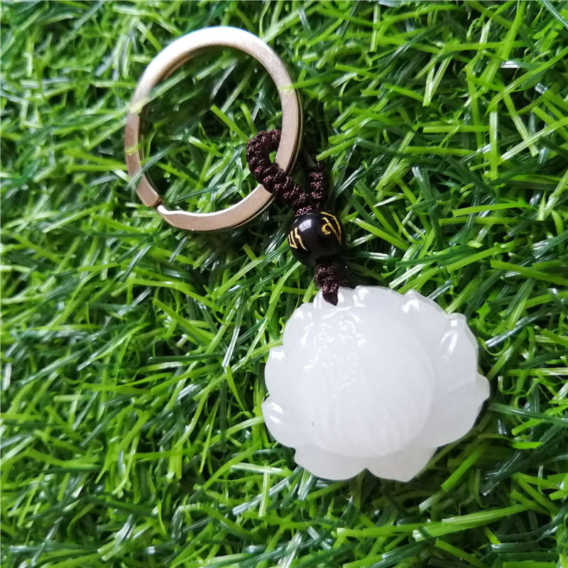 Beautiful Genuine Handmade Natural White Jade