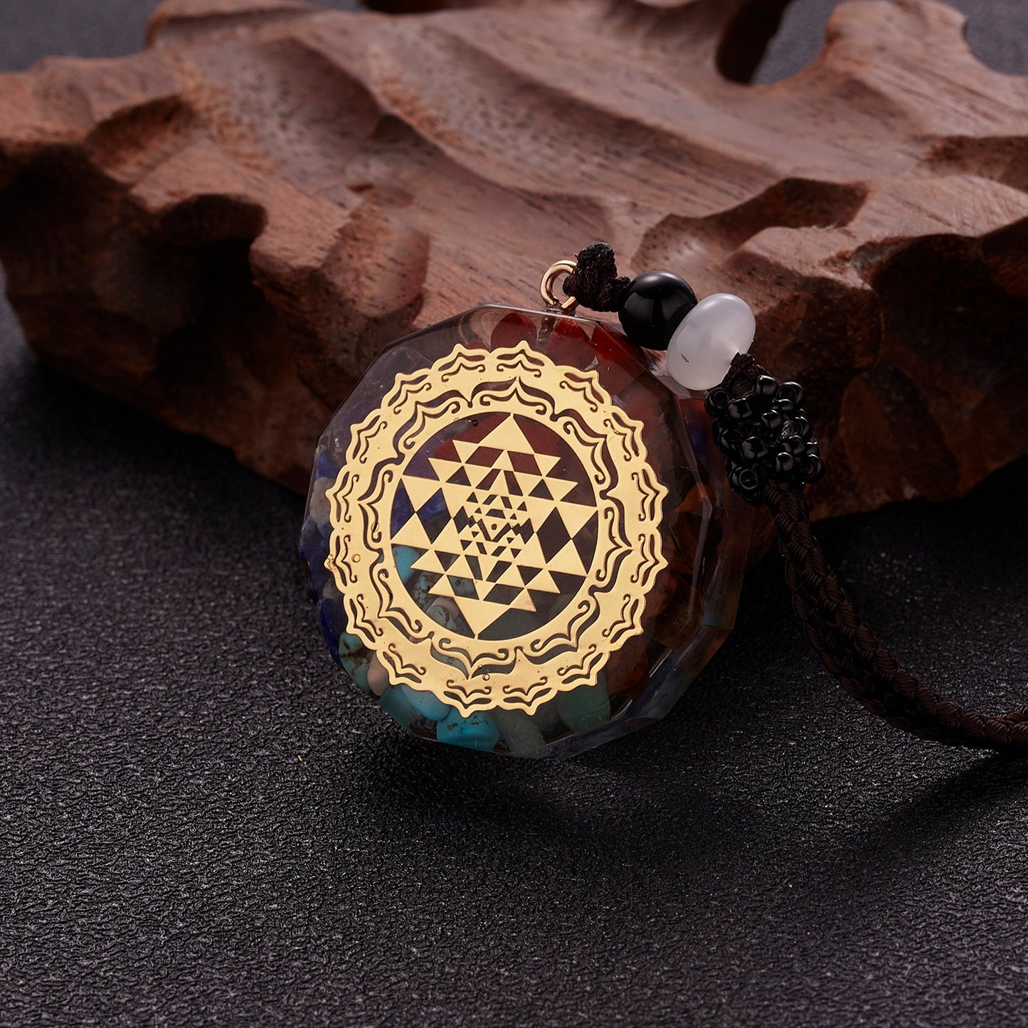 Charm Seven Chakras Healing Necklace