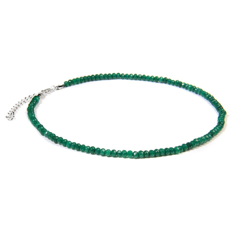 Natural Stone Wheel Beads Necklace Fashion Choker