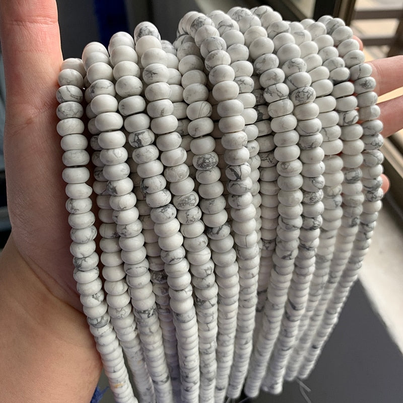 Abacus Beads Rondelle Shape Lapis Jaspers Jades Amazonite