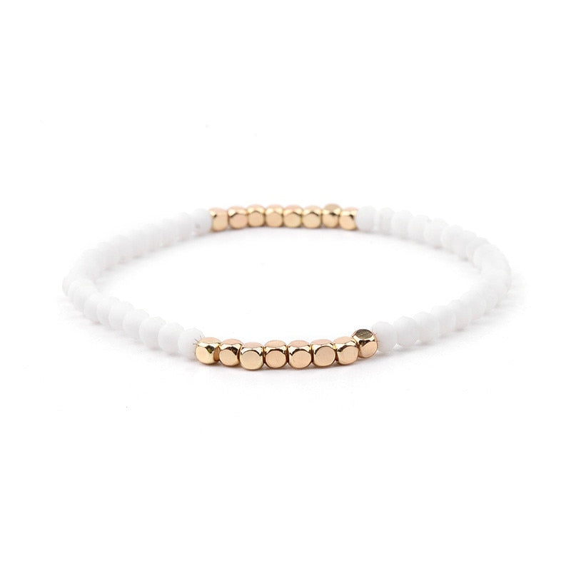 Natural Crystal Bracelets Delicate Beaded