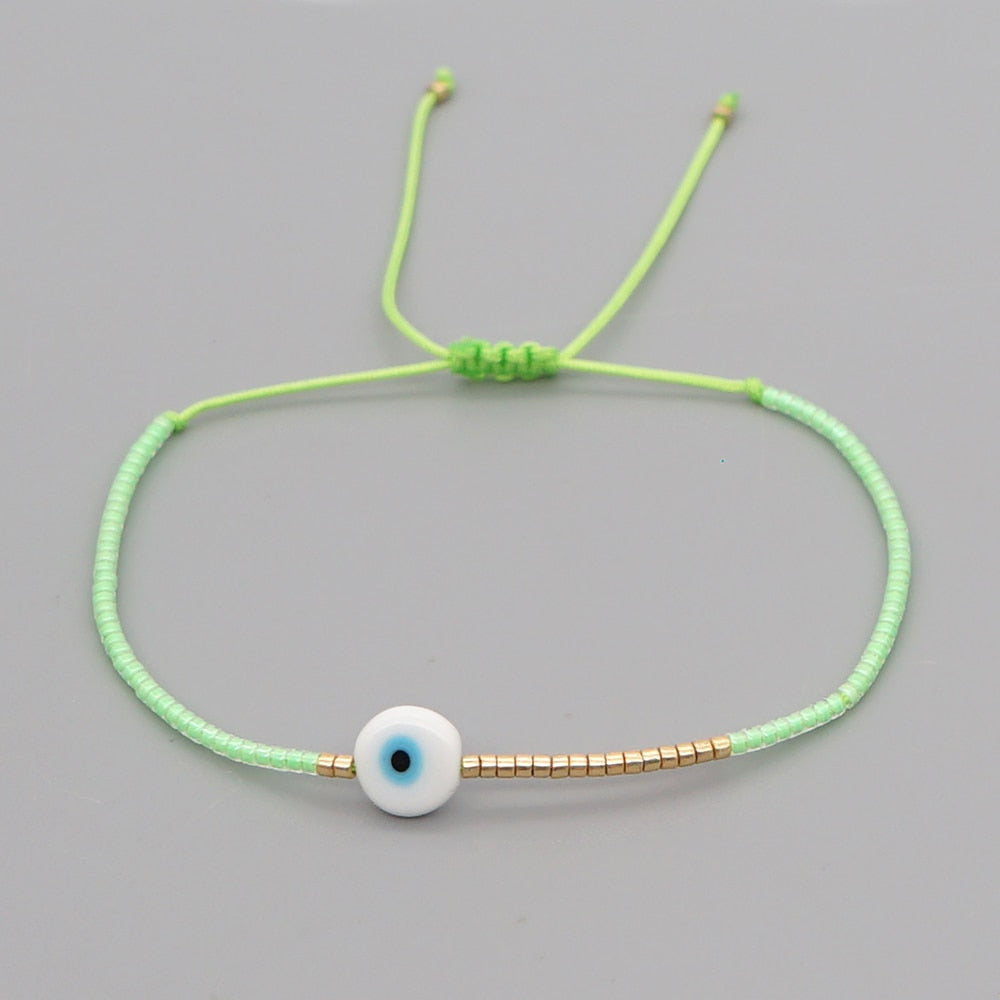Greek Eye Braclet Turkish Evil Eye Bracelet Tiny String