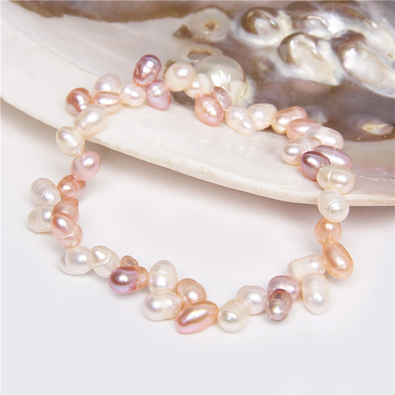 Freshwater Pearl Bracelets Elegant Baroque Pearls