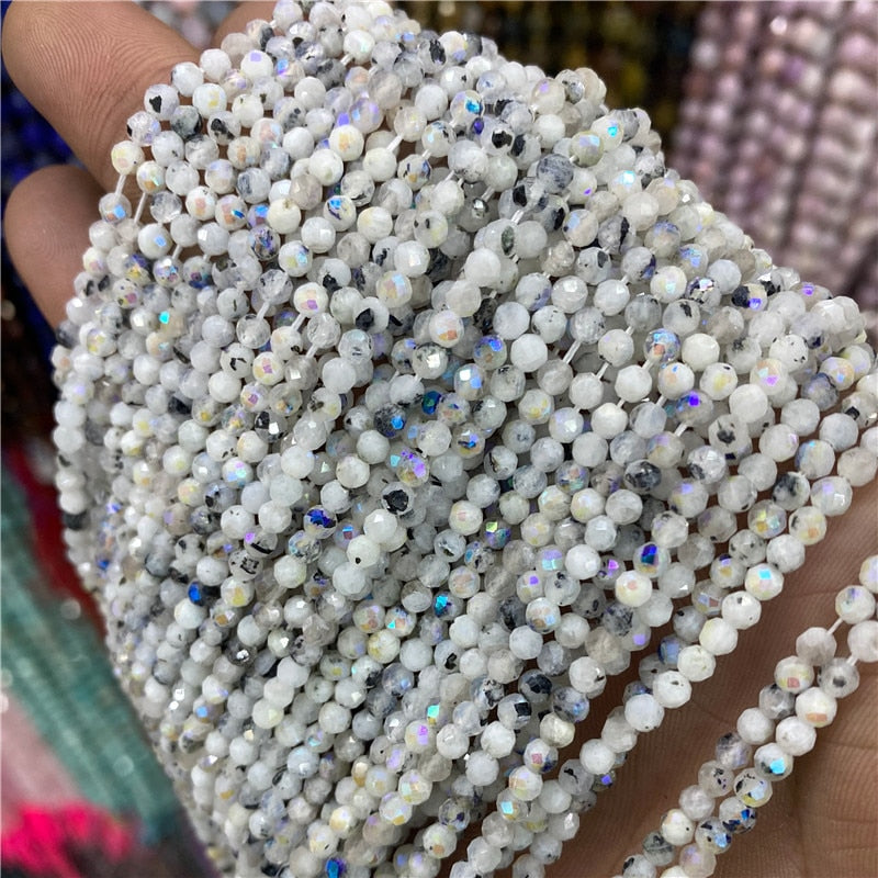 Natural Stone Beads Blue Quartzs Crystal Turquois