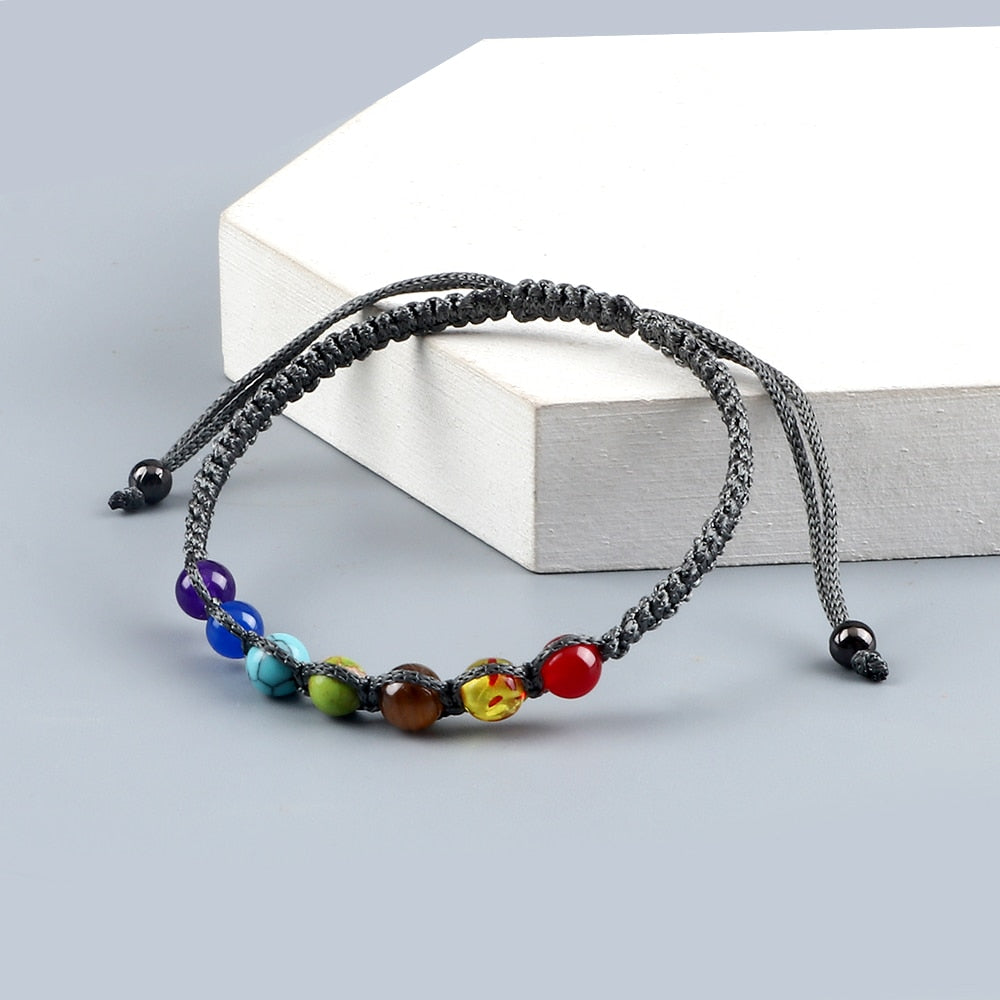 Handmade Beads Bracelet 6mm Natural Stone String