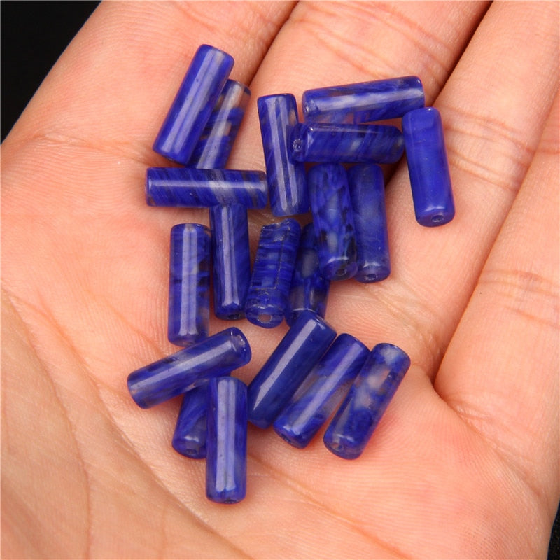 Cylinder Shape Stone Beads Jaspers