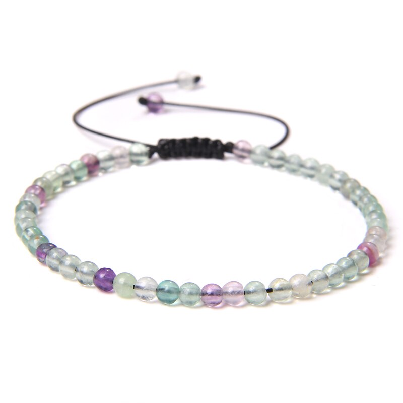 Handmade Natural Agates Jades Quartz Stone Beaded