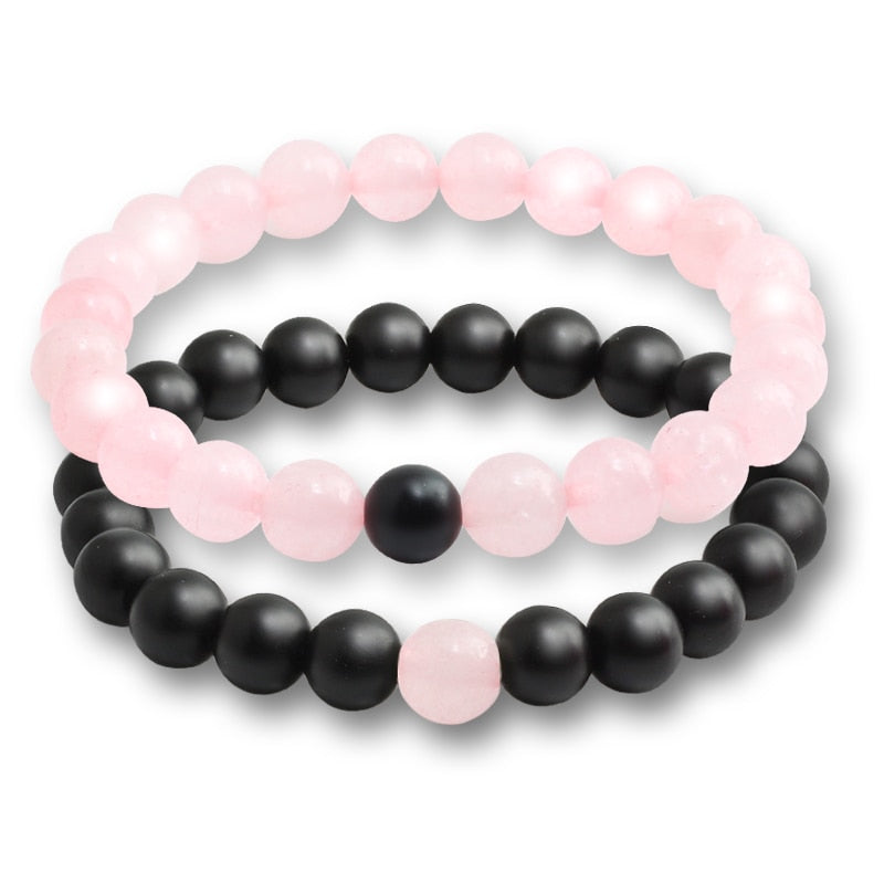 Couple Tiger Eye Stone Bracelets Bangles Classic
